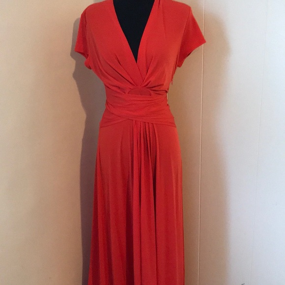 MICHAEL Michael Kors Maxi Wrap Dress sz 10 - Picture 2 of 6